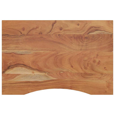 vidaXL Schreibtischplatte 80x60x2,5 cm Rechteckig Massivholz Akazie