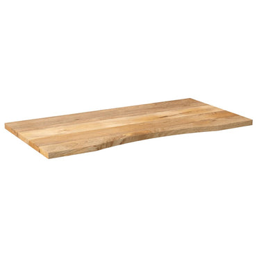 vidaXL Schreibtischplatte mit Aussparung 120x50x2,5cm Massivholz Mango