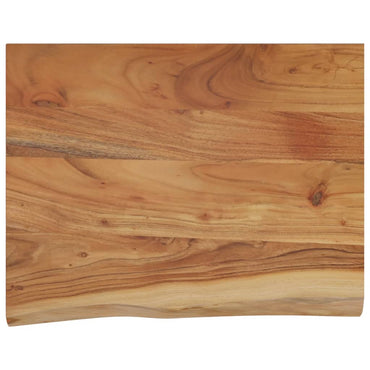 vidaXL Wandregal 40x30x2,5 cm Rechteckig Massivholz Akazie Baumkante