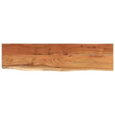 vidaXL Étagère murale 120x30x3,8 cm Rectangulaire Bois d'acacia massif bord naturel