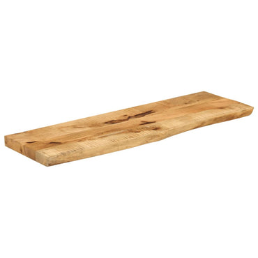 vidaXL Plateau de table 120x30x2,5 cm Live Edge Bois de manguier massif brut