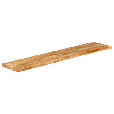 vidaXL Plateau de table à bord naturel 140x20x3,8 cm en manguier massif