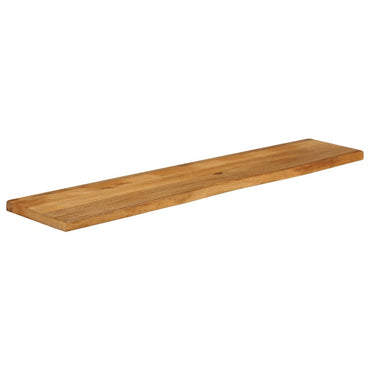 vidaXL Plateau de table à bords naturels 140x30x2,5 cm Bois de manguier massif