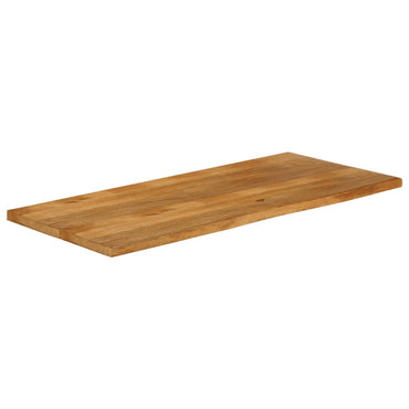 vidaXL Tischplatte mit Baumkante 140x60x3,8 cm Massivholz Mango