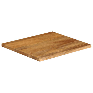 vidaXL Tischplatte mit Baumkante 80x80x3,8 cm Massivholz Mango