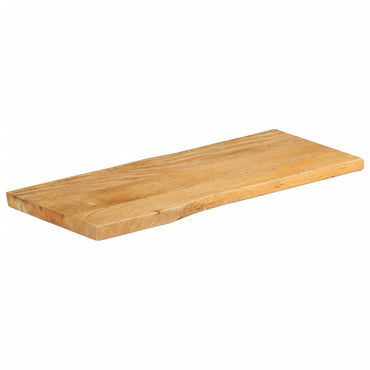 vidaXL Tischplatte mit Baumkante 80x40x3,8 cm Massivholz Mango