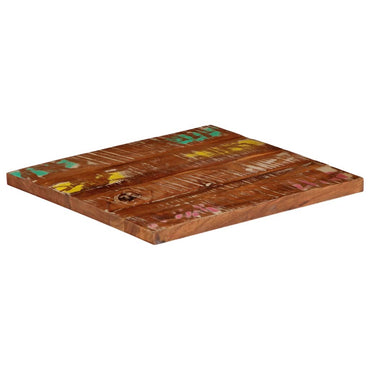 vidaXL Plateau de table 60x60x2,5 cm Carré Bois massif de récupération