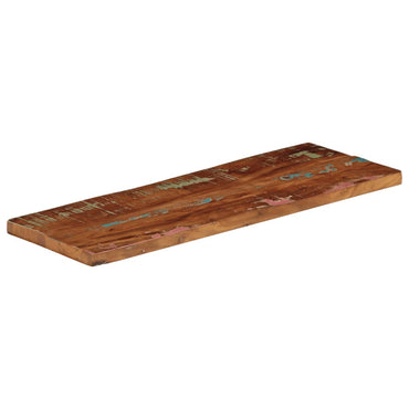 vidaXL Tischplatte 90x40x3,8 cm Rechteckig Altholz Massiv