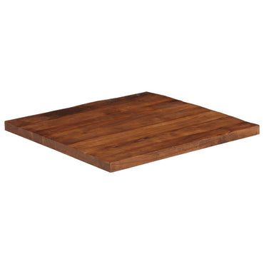 vidaXL Plateau de table 80x80x2,5 cm Carré Bois de récupération Massif