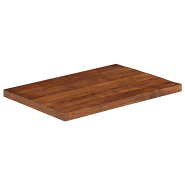 vidaXL Tischplatte 70x50x3,8 cm Rechteckig Altholz Massiv