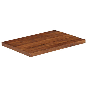 vidaXL Tischplatte 80x50x3,8 cm Rechteckig Altholz Massiv