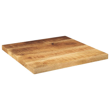 vidaXL Tischplatte 60x60x3,8 cm Quadratisch Raues Massivholz Mango