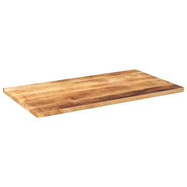 vidaXL Tischplatte 100x70x3,8 cm Rechteckig Raues Massivholz Mango