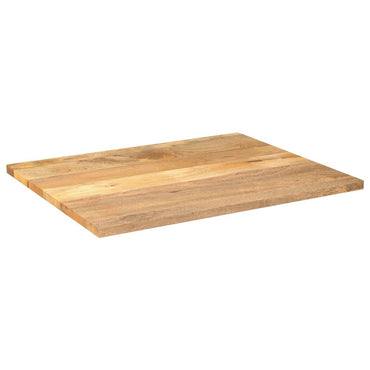 vidaXL Tischplatte 110x80x2,5 cm Rechteckig Massivholz Mango