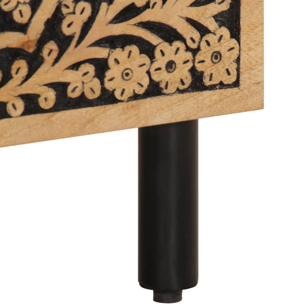 vidaXL Nachttische 2 Stk. 40x33x46 cm Massivholz Mango