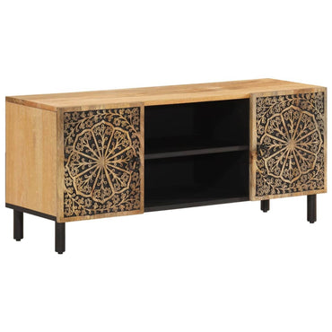 vidaXL Meuble TV 105x33x46 cm Bois de manguier massif
