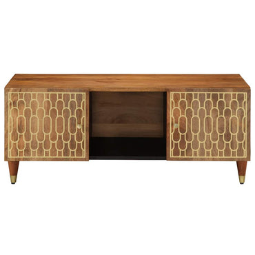 vidaXL Table basse 100x54x40 cm Bois de manguier massif