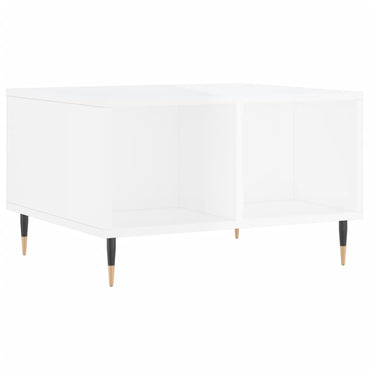 vidaXL Couchtisch Hochglanz-Weiß 60x50x36,5 cm Holzwerkstoff