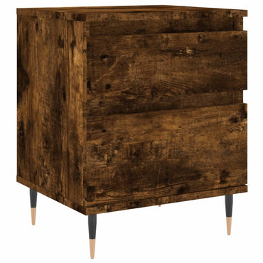 vidaXL Nachttisch Räuchereiche 40x35x50 cm Holzwerkstoff