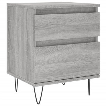 vidaXL Nachttisch Grau Sonoma 40x35x50 cm Holzwerkstoff