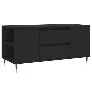 vidaXL Table basse noir 102x44,5x50 cm Aggloméré