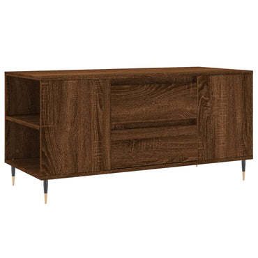 vidaXL Table basse marron aspect chêne 102x44,5x50 cm Bois d'ingénierie