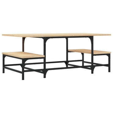 vidaXL Table basse chêne Sonoma 100x50,5x40 cm, bois d'ingénierie