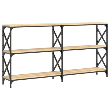 vidaXL Table console chêne Sonoma 156x28x80,5 cm bois d'ingénierie