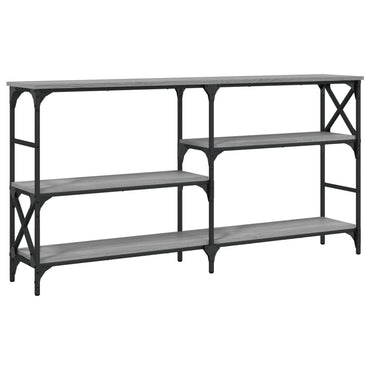 vidaXL Console gris sonoma 150x29x76,5 cm Aggloméré