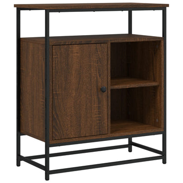 vidaXL Buffet marron aspect chêne 69x35x80 cm Bois d'ingénierie