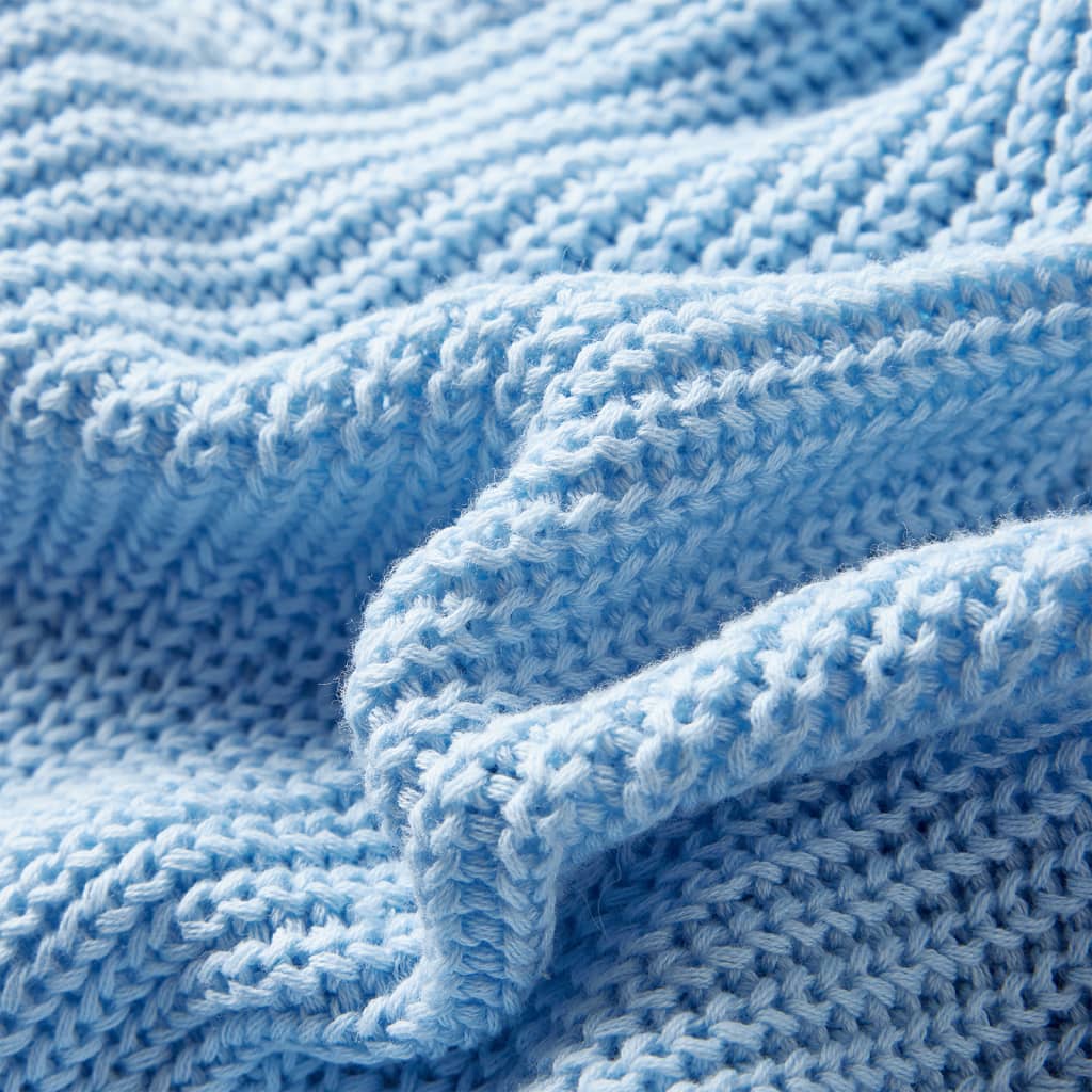 Kinder-Strickjacke Blau 116