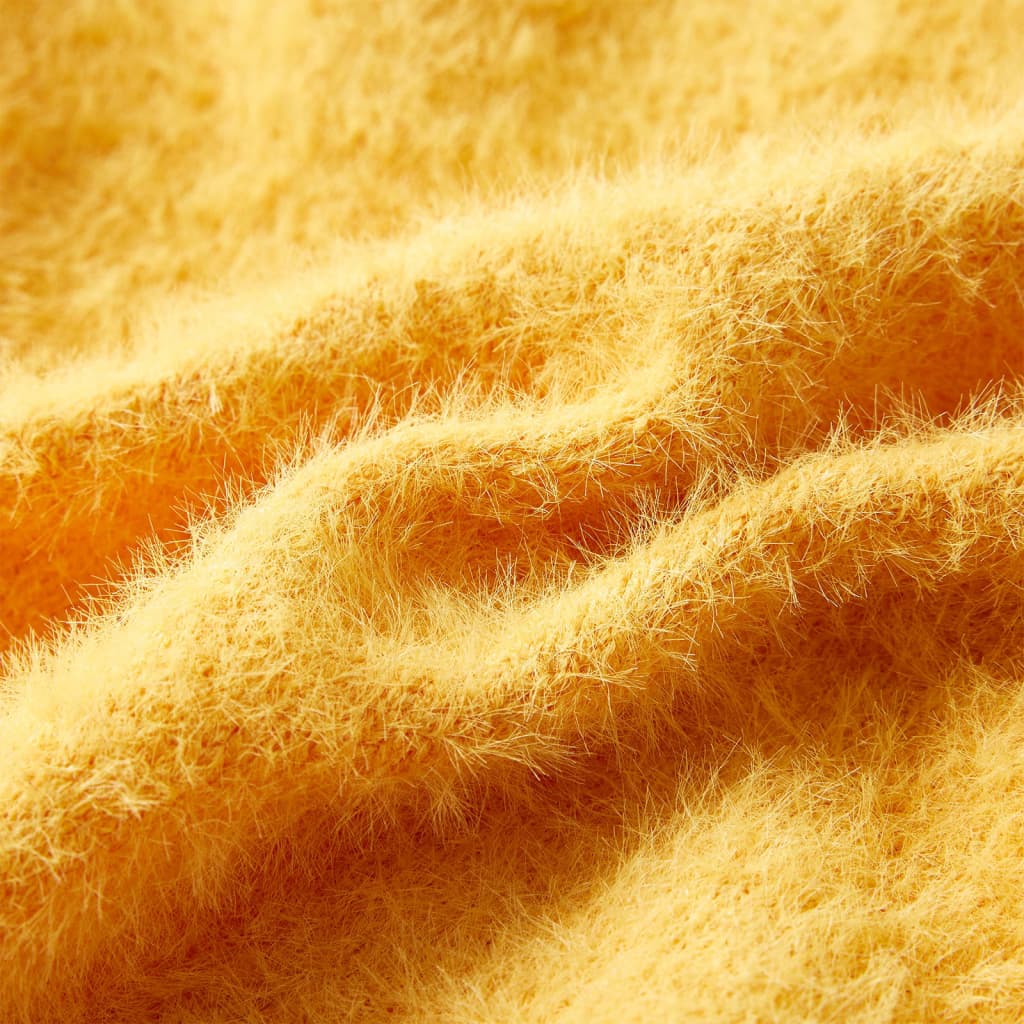 Kinderpullover Gestrickt Ocker 92