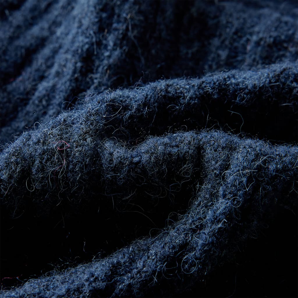 Kinder-Strickjacke Marineblau 140