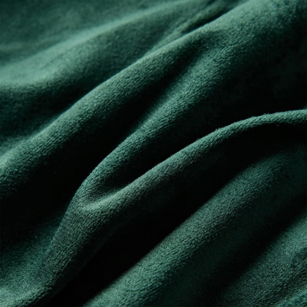 Kinderbluse mit Rüschen Dunkelgrün 128