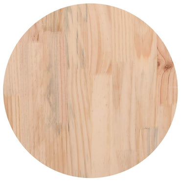 vidaXL Tischplatte Rund Ø30x3 cm Massivholz Kiefer