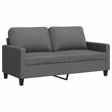 vidaXL 2-Sitzer-Sofa Dunkelgrau 140 cm Stoff