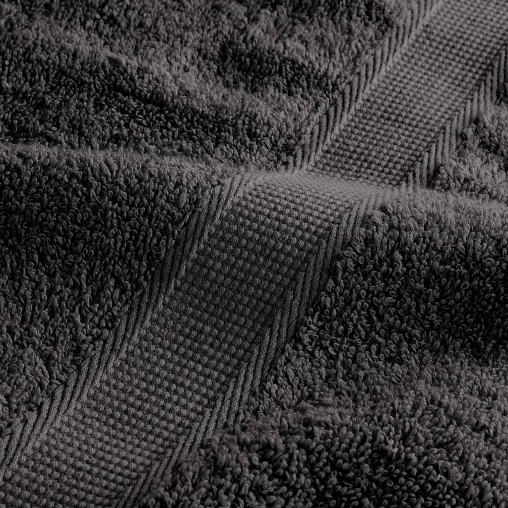 Premium-Waschtücher SOLUND 4 Stk. Anthrazit 30x30 cm 600 g/m²