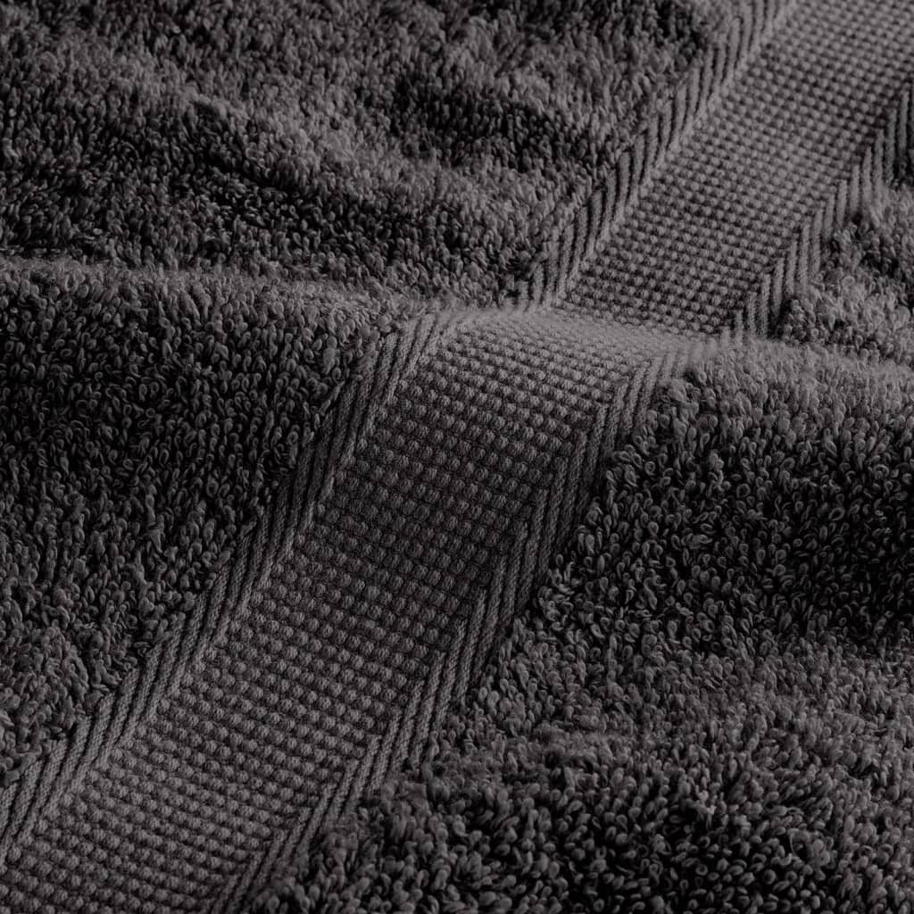 Premium-Waschtücher SOLUND 50 Stk. Anthrazit 30x30 cm 600 g/m²