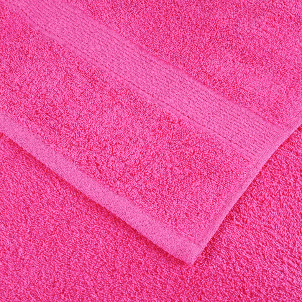 Premium Waschhandtücher SOLUND 2 Stück Rosa 30x30 cm 600 g/m²