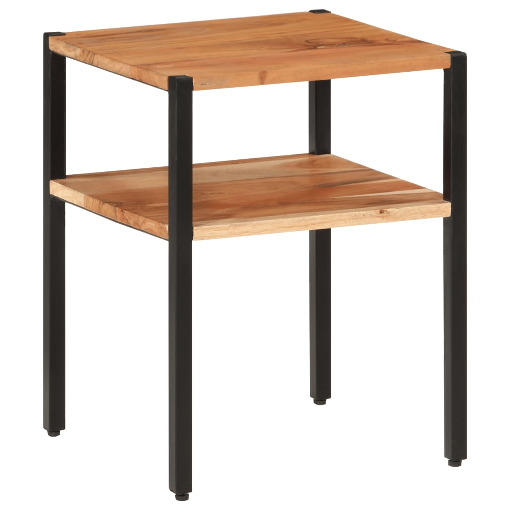 vidaXL Beistelltisch 35x35x45 cm Massivholz Akazie und Eisen
