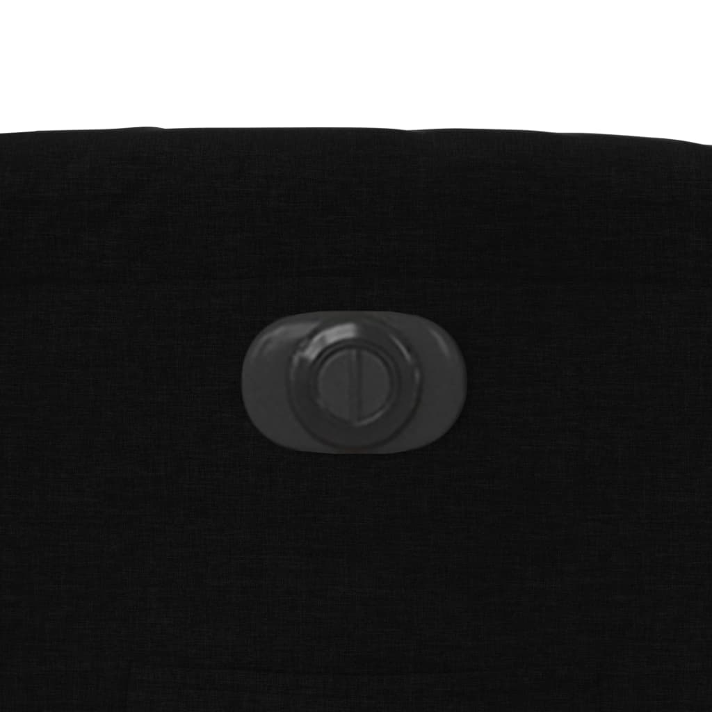 vidaXL Relaxsessel Elektrisch Schwarz Stoff