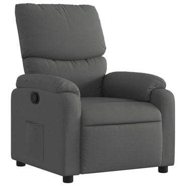 vidaXL Fauteuil de relaxation gris foncé en tissu