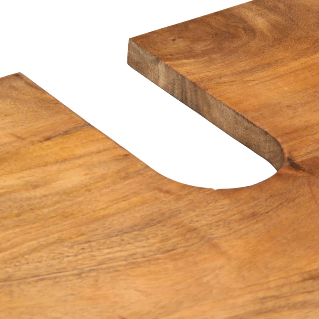 3-tlg. Badmöbel-Set Massivholz Mango