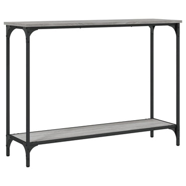 vidaXL Console Sonoma Gris 101x30,5x75 cm Bois d'ingénierie