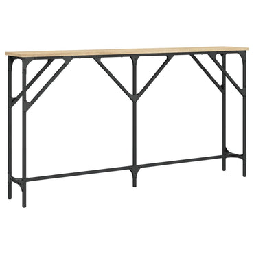 vidaXL Table console chêne Sonoma 140x23x75 cm Bois d'ingénierie