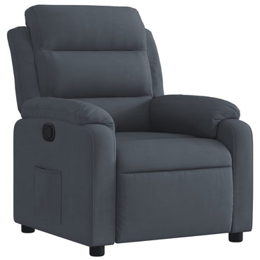 vidaXL Relaxsessel Dunkelgrau Samt