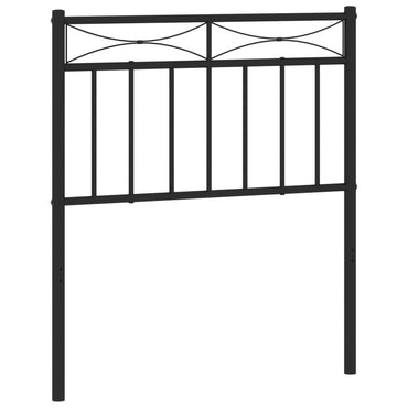 vidaXL Ersatz-Kopfteil Metall Schwarz 75 cm