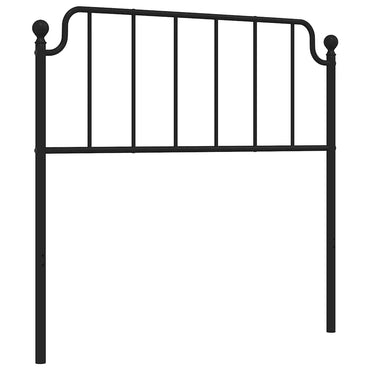 vidaXL Ersatz-Kopfteil Metall Schwarz 100 cm