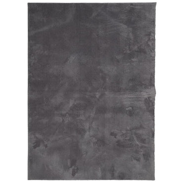vidaXL Tapis HUARTE à poils courts, doux et lavable anthracite 200x280 cm