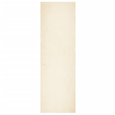 vidaXL Teppich HUARTE Kurzflor Weich und Waschbar Creme 80x250 cm